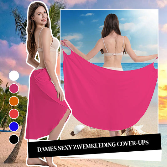 ⏳Beperkte tijd 50% korting!💥 🏝️Dames Strand Wikkel Jurk Cover-up👙