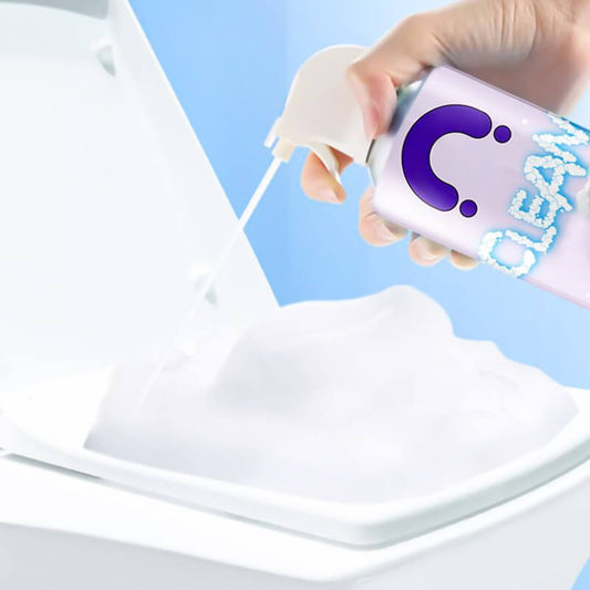 Verfrissende bubble cleaner voor het toilet