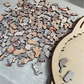 🎁 Kerstkorting -50% 🎅 135-delige Morandi-kleurige puzzel in de vorm van een kat