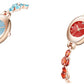 🌸Speciale prijs🌸2025  Armbandhorloge met gekleurde zirkoon voor dames