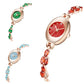 🌸Speciale prijs🌸2025  Armbandhorloge met gekleurde zirkoon voor dames