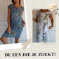 🌷2025 Hete verkoop - 62%korting🍀Jurk met ronde hals en botanische print voor dames