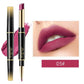 💄Dubbelzijdige lippenstift, automatische lipliner, mat, waterproof, lichtecht, antikleeflaag💄