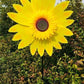 Kleurrijke zonnebloem-windmolen-voor decoratie buiten de tuin