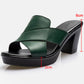 Women's Platform Slip on Chunky High Heel Sandals🌸（Free worldwide shipping 🌍）