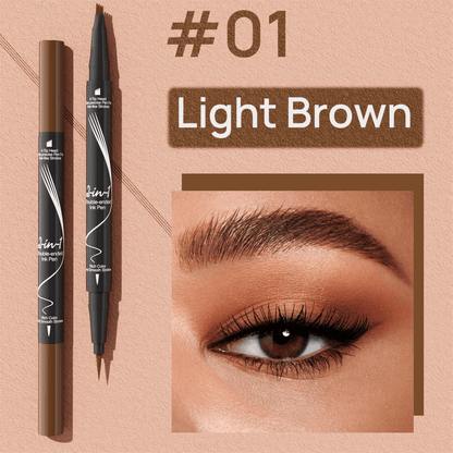 💖LAST DAY BUY 1 GET 1 FREE - 🎁2 in 1 eyeliner ＆ eyebrow pencil