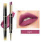 💄Dubbelzijdige lippenstift, automatische lipliner, mat, waterproof, lichtecht, antikleeflaag💄