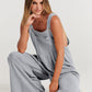 ⏳Beperkte tijd 50% korting!💥 💝Mouwloze jumpsuit met wijde pijpen en zakken voor dames