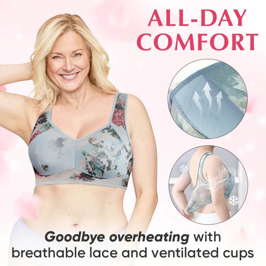 【🔥Nieuwe producten 2025】💖Comfortabele kanten bh zonder knopen