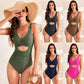 ⏳Beperkte tijd 50% korting!  👙Dames push‑up badpakken met buikcontrole, V‑hals en uitsnijdingen