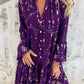 💐Dames Midi-jurk met geometrisch patroon Comfortabele V-hals