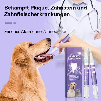 Zahnreparaturgel für Hund und Katze