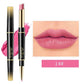 🔥Double ended lipstick Automatic Lip Liner Matte Waterproof Non-fading Non-stick Lipstick