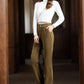 🔥Holiday Sale🔥High Waist Wide Leg Corduroy Pants