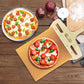 Premium verschuifbare pizzaschil 🌟Essential Kitchen Baking Tool👩‍🍳