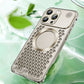 Metalen Drop-proof warmteafvoer Aromatherapy telefoonhoesje