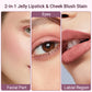 2-in-1 Jelly Lipstick & Cheek Blush Stain