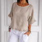 Zomer Loose Fit Katoenen Linnen Top