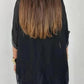Dubbelzijdige pailletten stiksels top met broek