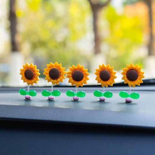 Sunflower Car Ornaments