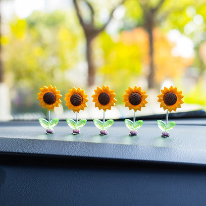 Sunflower Car Ornaments