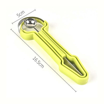 3-in-1 Stainless Steel Melon Baller Scoop Tool Kit