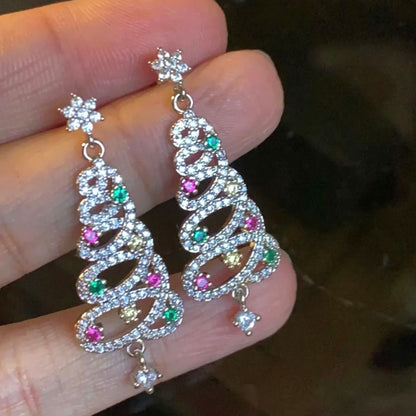 🎄CHRISTMAS HOT SALE✨SHINY CHRISTMAS TREE EARRINGS