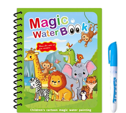 Montessori Water Drawing & Coloring Book