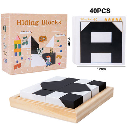 🔥‘New Creative Black&White Block Puzzles Set’ 😍loved by both parents and children