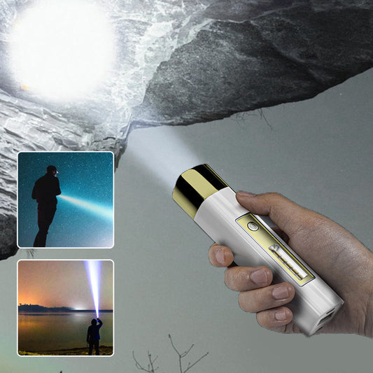 🔥Mini 2-In-1  Power Bank &High Brightness Flashlight