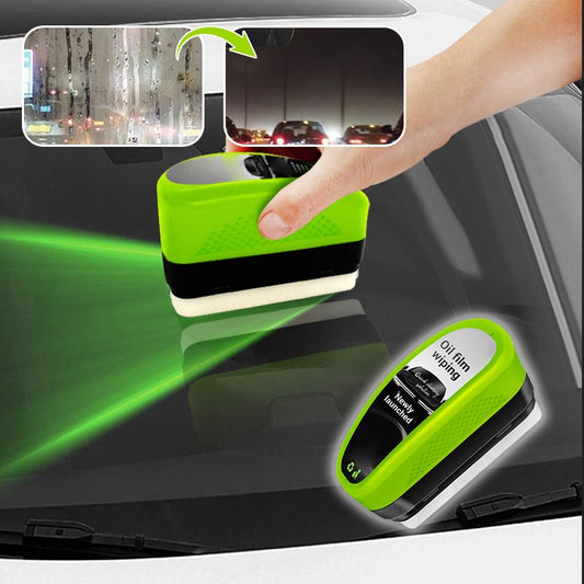 Nieuw 2.0 Groen Oliefilmdoekje Krachtige verwijdering van oliefilm & kristalcoating 🚗💧