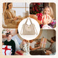 👜Dames grote capaciteit plantaardige mand bucket bag