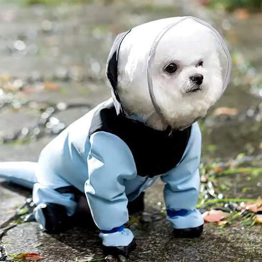 🐶Cute Full Wrap Pet Rain Coat with Mask🐶