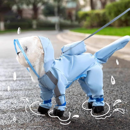 🐶Cute Full Wrap Pet Rain Coat with Mask🐶