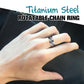 Titanium Stalen Draaibare Kettingring