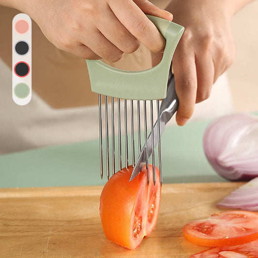 Stainless Steel Vegetables Holder for Slicing