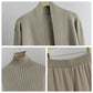 Herfst Mouwloos Vest ＆ Cardigan ＆ Broek 3-Delig Set