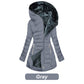 Women's Slim Fit Padded Coat with Plush Lining