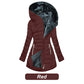 Women's Slim Fit Padded Coat with Plush Lining