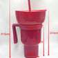 1000ml Stadionmok met rietje en kleurverandering