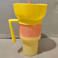 1000ml Stadionmok met rietje en kleurverandering