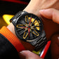💥Vergelijk met de officiële website ⏬400€ - Authentiek hoog-End herenhorloge met 3D draaiend skeletwiel⌚