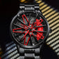 💥Vergelijk met de officiële website ⏬400€ - Authentiek hoog-End herenhorloge met 3D draaiend skeletwiel⌚