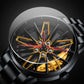 💥Vergelijk met de officiële website ⏬400€ - Authentiek hoog-End herenhorloge met 3D draaiend skeletwiel⌚