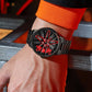 💥Vergelijk met de officiële website ⏬400€ - Authentiek hoog-End herenhorloge met 3D draaiend skeletwiel⌚