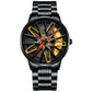 💥Vergelijk met de officiële website ⏬400€ - Authentiek hoog-End herenhorloge met 3D draaiend skeletwiel⌚
