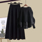 👗[beste cadeau] Dames Gebreide Set met Trui en Rok (Trui & Rok)