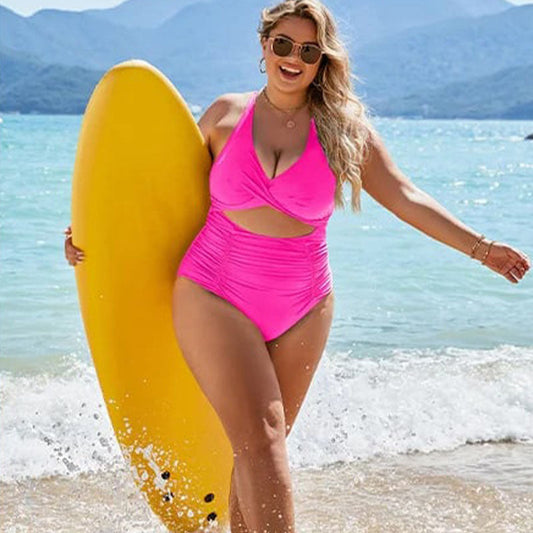 ⏳Beperkte tijd 50% korting!  👙Dames push‑up badpakken met buikcontrole, V‑hals en uitsnijdingen