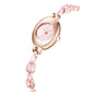 🌸Speciale prijs🌸2025  Armbandhorloge met gekleurde zirkoon voor dames
