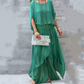 💗50% korting voor een beperkte tijd💗2025 Losse top en wijde broek met split, chiffon 2-delige set